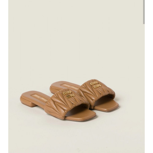 Шлепанцы Miu Miu