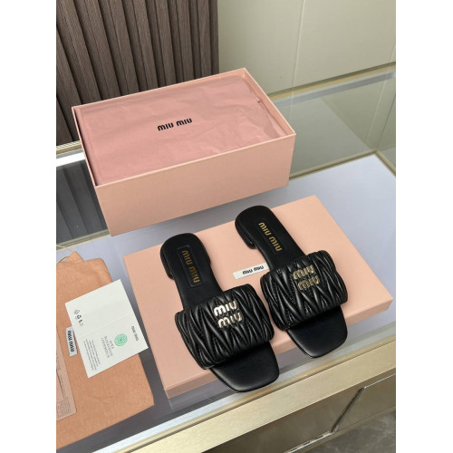 Шлепанцы Miu Miu