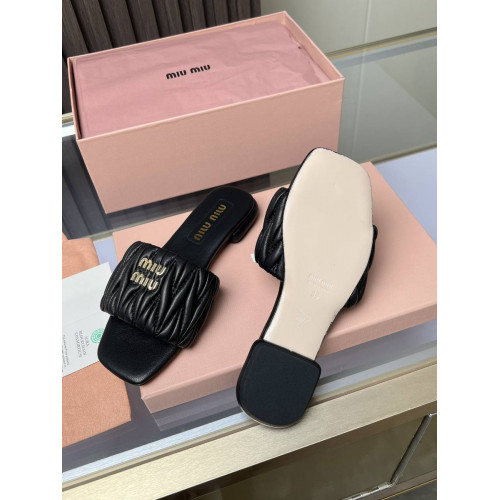 Шлепанцы Miu Miu