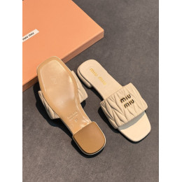 Шлепанцы Miu Miu