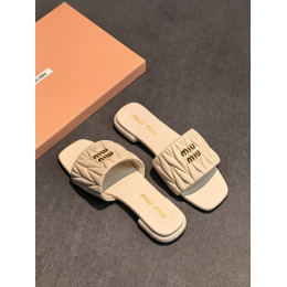 Шлепанцы Miu Miu