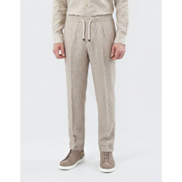 Льняной мужской костюм Brunello Cucinelli ZP