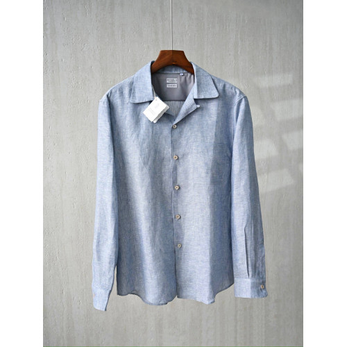 Льняной мужской костюм Brunello Cucinelli ZP
