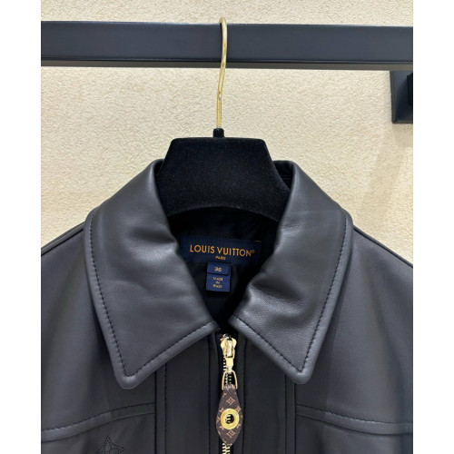 Кожаная женская куртка Louis Vuitton 